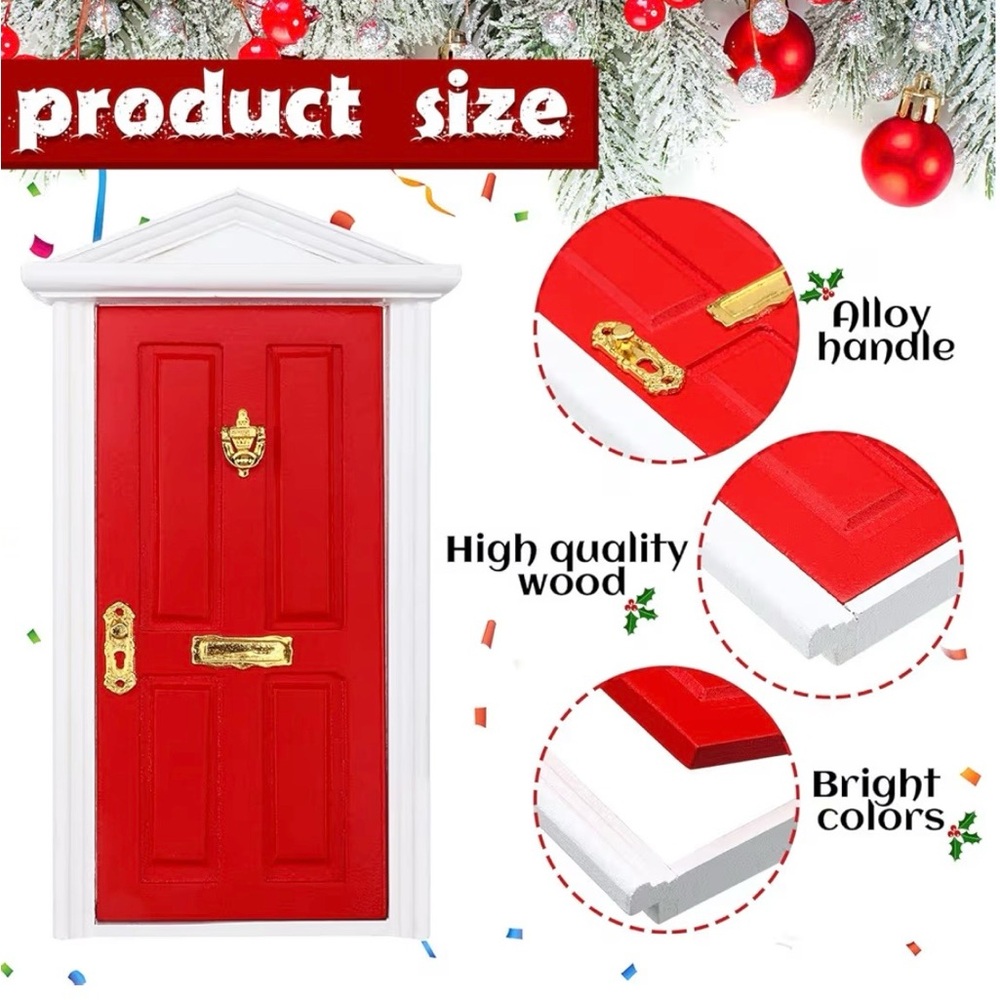 Doll House or Fairy Door Christmas Set - Picture 3 of 11